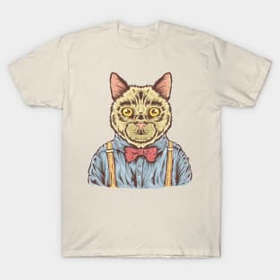 Cute Cat in Fashion T-Shirt